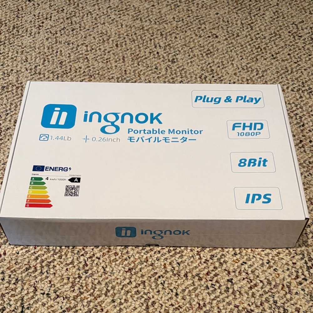 Ingnok Portable Monitor Box. NO MONITOR